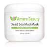 Dead Sea Mud Mask for Face & Body - Pure Mud with No Fillers Detoxifies & Restores Healthy Skin - 8 oz.