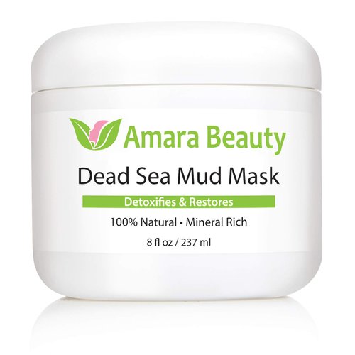 Dead Sea Mud Mask for Face & Body - Pure Mud with No Fillers Detoxifies & Restores Healthy Skin - 8 oz.