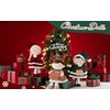 Gloveleya Soft Plush Doll Christmas Girl Dolls with Red Dress, Gift Box & Free Card - Perfect Holiday or Birthday Gift for Toddlers 2-8 Ages, 16"