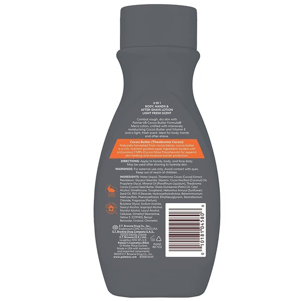 Palmers Cocoa Butter Mens Body Lotion 8.5oz by Palmers