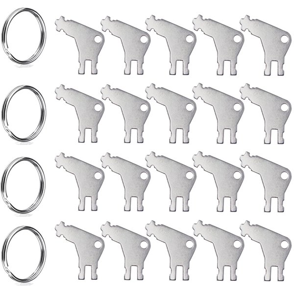 20pcs Paper Towel Dispenser Key, Georgia Pacific 50504 Key, Universal Dispenser Key Compatible for Toilet Paper Dispensers