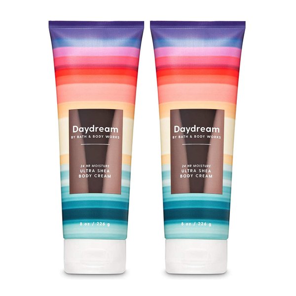Bath and Body Works 2 Pack Ultra Shea Body Cream 8 Oz. (Daydream)