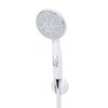 Camco RV/Marine Shower Head Kit | Conserve Water with Convenient On/Off Switch | Ergonomically Designed | White (43714)