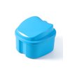 JMU Denture Bath Case, Denture Cup for Soaking Dentures with Strainer Basket Tray for Dentures, Mouth Guard Storage Case