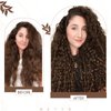 Hetto Curly Hair Extensions Clip in Human Hair Brown Curly Clip on Hair Extensions 18 Inch #4 Chocolate Brown Clip in Extensions Human Hair Natural Wave 7Pcs 105+20g
