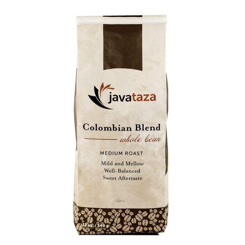 Colombian Blend Coffee -12 oz Fairly Traded, Naturally Shade Grown (Whole Bean)
