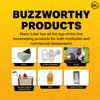 Mann Lake Hourglass Embossed Honey Jars, Plastic Honey Container, Easy Honey Dispensing, Yellow Flip-Top Lids Included, Honey Storage, 24-Pack, 1 lb