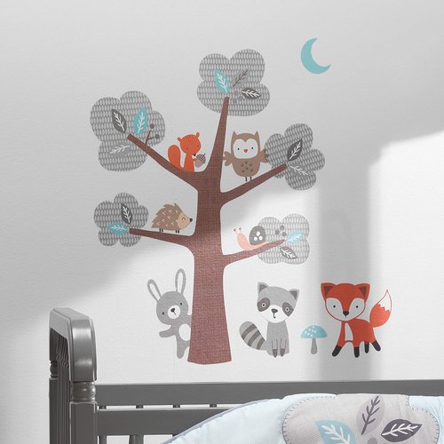 Bedtime Originals Woodland Friends Wall Decals, Multicolor