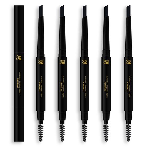 Brow Definer (Granite) - 3R Factory Granite Eye Brow Pencils For Women Waterproof & Retractable (1pc Pack)