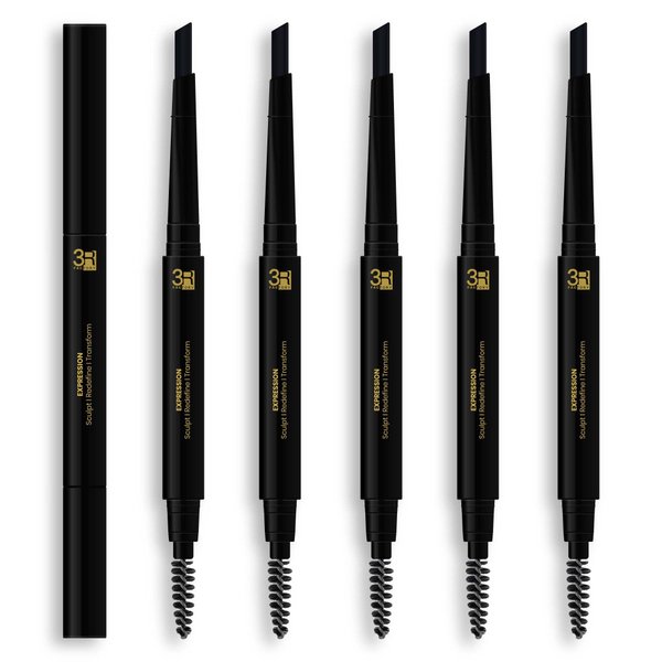 Brow Definer (Granite) - 3R Factory Granite Eye Brow Pencils For Women Waterproof & Retractable (1pc Pack)