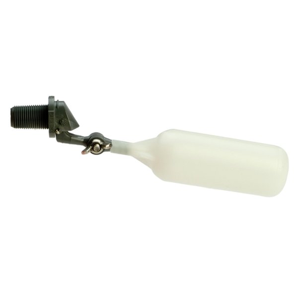 Kerick Valve MA3P2 PVC Mini Float Valve, Tank Mount, Adjustable Arm, 1.5 gpm at 60 psi, 3/8" NPT Male