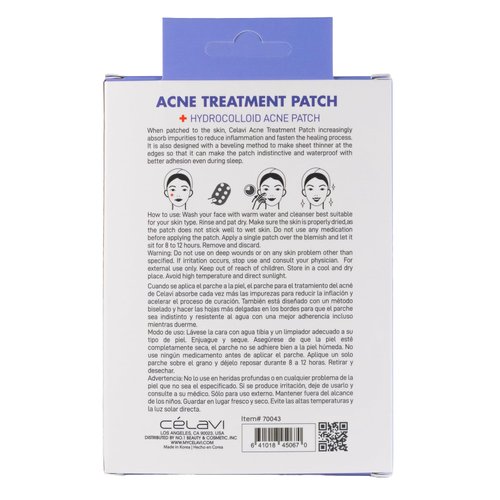 Celavi Acne Spot Treatment Hydrocolloid Patch (Acne Treatment, 60 Count)