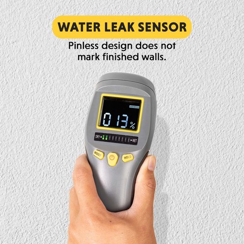 General Tools LCD Moisture Meter #MM8 - Leak and Humidity Detector - Pinless and Non-Invasive