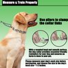 Prong Training Collar for Dogs, Adjustable Dog Pinch Collar with Quick Release Buckle, No Pull Collar for Small Medium Large Dogs, Extra Link and Caps