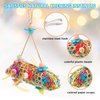 RLRICH 6 Pack Bird Colorful Chewing Toys Parrot Foraging Shredder Toys Shred Hanging Foraging Toys,Comfy Perch Parrot Toys for Rope Bungee Bird Toy