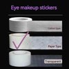 NswfDzk Makeup Tape, Beginner Facial Practice Makeup Tape, Eye Shadow Eyeliner Styling Tape, Eyelash Growth, Eyelash Extension Strap, Makeup Artist Essentials Makeup Tape, 66 Feet Length*2 Circles