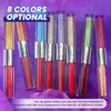 CHARMACY Multichrome Double Head Non-Stick Lip Gloss, Metallic Colourful Lip Glaze, Anti-transfer, Long Lasting Waterproof Liquid Lipstick Makeup (#02)
