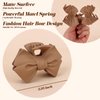 CURASA 4pcs Bow Claw Clip Bow Hair Clips for Women Medium Claw Clips for Thin Hair Thick Hair Claw Clips for Long Hair Cute Hair Clip Non Slip Hair Bow Clips for Women Hair Accessories for Women Girls