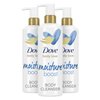 Dove Body Love Body Cleanser Moisture Boost For Dry Skin Body Wash with Hyaluronic Acid and Moringa Oil 17.5 fl oz