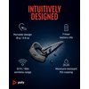 Poly Voyager Legend Wireless Headset (Plantronics) - Single-Ear via Bluetooth w/Noise-Canceling Mic - Voice Controls - Mute & Volume Buttons - Ergonomic Design -Connect to Mobile/Tablet -FFP
