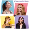 anezus 16 Pcs Satin Headbands Bulk 1 Inch Anti-slip Ribbon Hair Bands Plain Hard Headbands for Women Girls DIY Craft Hair Accessories (Multicolor)
