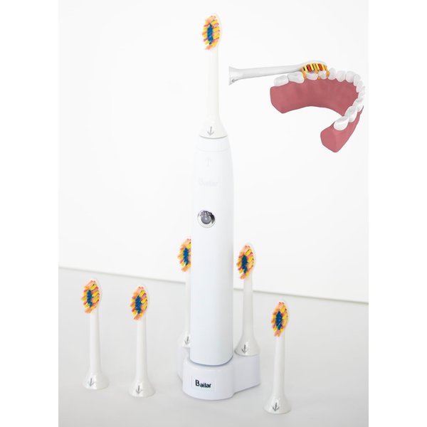 LBailar Flosser Electric Toothbrush with 4 Heads Bonus 2 Rechargeable