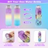 Decorate Your Own Water Bottle Kits for Girls, Gifts Girls Ages 8-12, Fun Art Kits with Glitter Gems Stickers, Arts and Crafts for Kids 4-6, DIY Water Bottle for Girls School Birthday Christmas Gifts