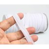 1/2 Inch Elastic Bands for Sewing, 50 Yards Length Flat Stretch Elastic Cord for Crafts DIY Sewing (White)