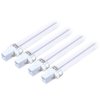 ZJchao LED Lamps Bulbs Set, 4 pcs 9 W Not Inductance Bulb Replacement UV Tube 365nm Lamp Bulb Tube for Nail Art Dryer UV Lamp Light U Shaped Light Bulbs Replacement for Nail Lamp Nail Art Dryers