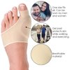 Bunion Corrector - Bunion Toe Straightener and Bunion Relief Detox Sleeve Bunion Pad with EuroNatural Gel - Orthopedic Bunion Corrector and Metatarsal Pad for Hammertoe and Hallux Valgus (Small)