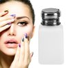 200ml Empty Pump Dispenser, Push Down Cleanser Bottle for Nail Polish and Makeup Removal, Nail Polish Makeup Cleanser Liquid Remover Bottle for Home Travel and Salon Use