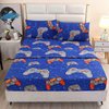 SDIII 4PCS Blue Gamer Sheets Twin, Bed in a Bag Gaming Bedding Sheet Twin, Wrinkle and Fade Resistant, Hotel Luxury, Cute Bed Sheets for Kids, Boys and Girls, Twin