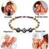 Junkin 4 Pieces Magnetic Hematite Anklets Bracelet Energy Anklets for Women Men Adjustable Magnetic Slim Hematite Pain Anxiety Relief Anti Swelling Anklets