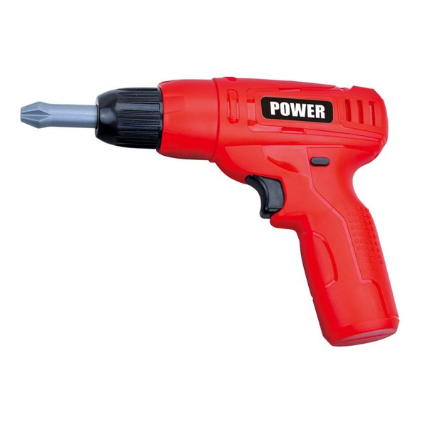 PowerTRC Kids Power Tools Mini Toy Drill Set with 3 Interchangeable Drill Bits Sound and Motion | Pretend Play | Kids Tools