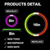 [ Super Bright ] 120 Pack Glow Sticks Bulk Party Supplies Glow In The Dark Party Favors Glow Sticks Necklaces Bracelets with Connectors 8" Glowsticks Light Up Toys Party Pack for Birthday Concerts