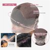 360 Body Wave Lace Front Wigs Human Hair Pre Plucked 180% Density Full Lace Human Hair Wigs Brazilian Virgin Body HD Human Hair Lace Front Wigs for Women Natural Color 22Inch