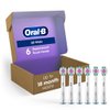 Oral-B 3D White Replacement Brush Heads for an Oral-B Electric Toothbrush, Pack of 6