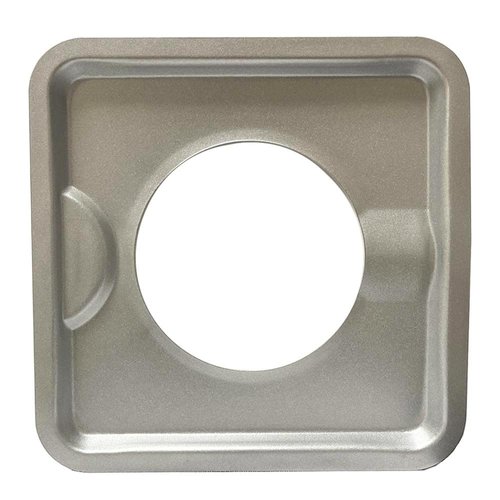 1 Heavy Duty Drip Pan Chrome Square 7.5" Gas Burner Bib Liners Covers Reusable