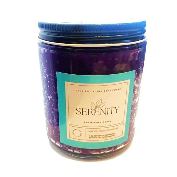 Zero Waste All Natural Aromatherapy Serenity Sugar Scrub
