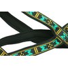 Weight Pulling Sledding Dog Harness X-Back Style Black/Green, 18" Neck Circumference