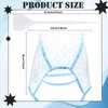 FineCheer Hair Highlighting Cap Frosting Caps for Highlighting Hair Hair Highlighting Kit Highlight Cap with Plastic Hooks for Hair Coloring Salon Dyeing Hairdressing Tool Kit Supplies(Blue)