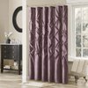 Madison Park Laurel Purple Shower Curtain, Pieced Transitional Shower Curtains for Bathroom, 72" x 72", Violet