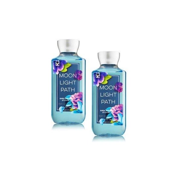 Bath and Body Works 2 Pack Moonlight Path Shower Gel 10 Oz.