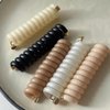 Spiral Hair Ties for Women No Damage Coil Hair Ties for Girls Telephone Wire Hair Tie Elastic Hair Bands Teleties Ponytail Holders Telephone Line Hairties Hair Accessories Phone Cord Hair Scrunchies