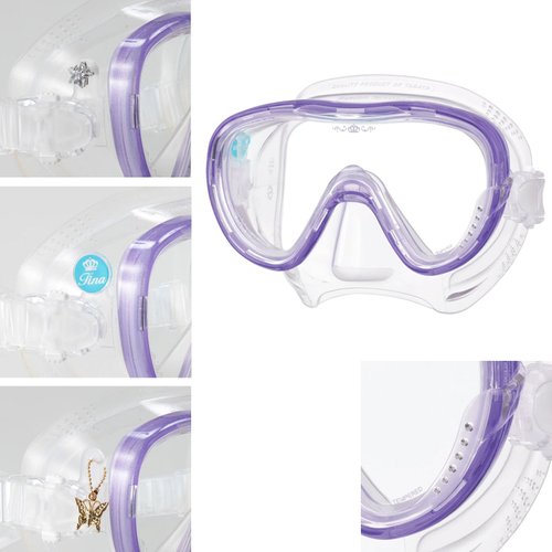 TUSA M-1002 Freedom Tina Scuba Diving Mask, Purple Quartz