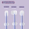 OUROBOT Baby Toothbrush, Baby Tongue Cleaner, Toddler Multifunction Silicone Toothbrush Set