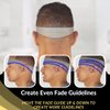 Fade Guide X and Neckline Shaving Template | Curved Silicone Band | Great for Creating Fade Guidelines and for DIY Haircuts | Fade Guide for Hair Clippers