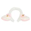 Lamb Ear Hair Band Bow Knot Bell Decorative Hair Ornament Female Plush Cartoon Headwear White Sheep Cute Headband