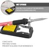 Soldering Iron Kit, 60W Soldering Iron with Interchangeable Iron Tips, 10-in-1 Adjustable Temperature Soldering Welding Iron Kit for any Hobby Enthusiast 110V US Plug