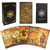 IXIGER Tarot Cards Deck,Tarot Card,Tarot Deck with Guidebook & Box,78 Tarot Cards Deck Set,Divination Tarot Cards, Tarot Decks,Tarot Cards for Beginners & Expert Readers (Vintage Glazed Gold)